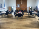 The room is ready for our Coronation lunch